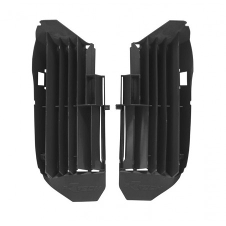 RACETECH (RTECH) 2023/10 OSŁONY (KRATKI) WLOTÓW CHŁODNIC POWIĘKSZONYCH YAMAHA YZ 450F '23, KOLOR CZARNY