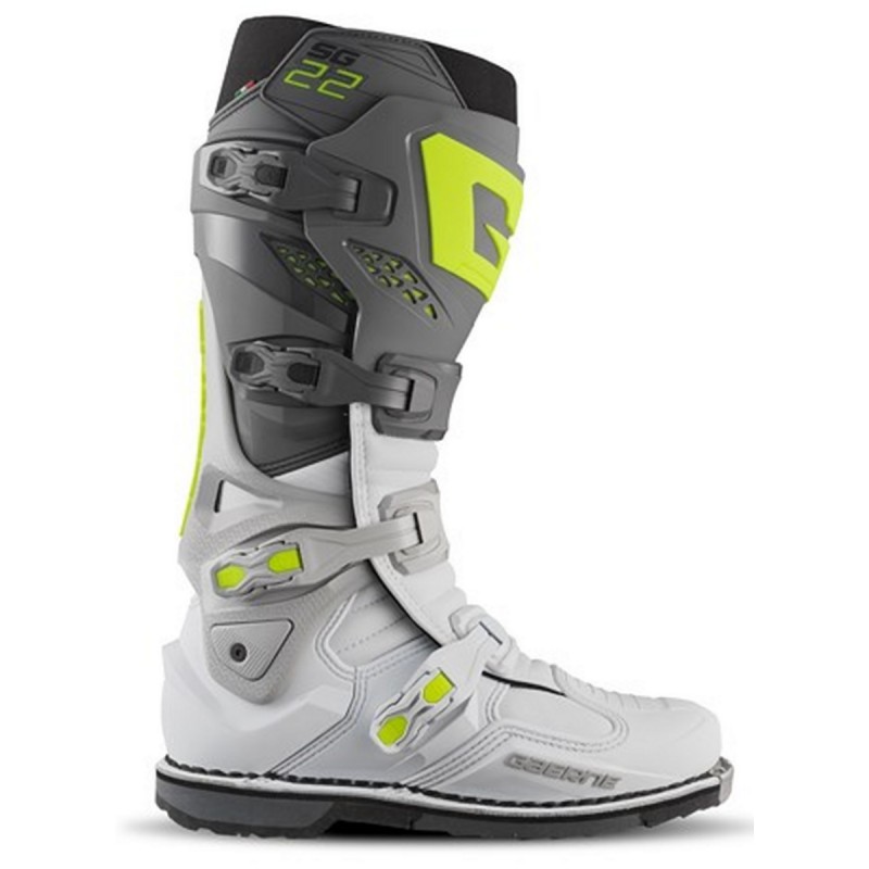 GAERNE BUTY CROSS/ENDURO MODEL SG-22 ANTHRACITE/WHITE/GREY KOLOR SZARY/BIAŁY/ŻÓŁTY ROZMIAR 42