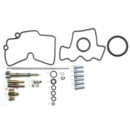 BEARING WORX 2023/04 ZESTAW NAPRAWCZY GAŹNIKA HONDA CRF 150R/RX '08-'09 (26-1001)