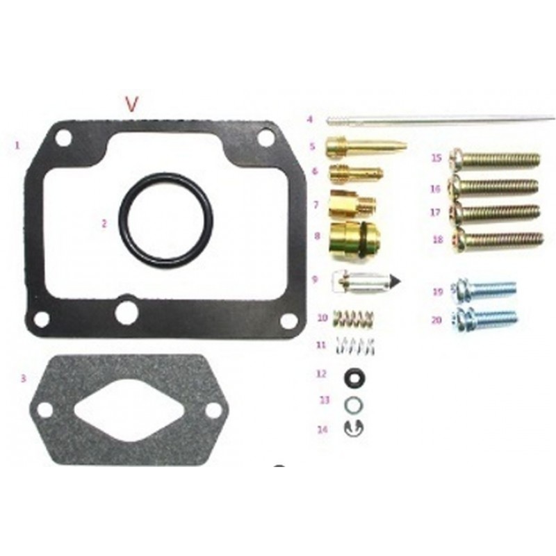 BEARING WORX 2023/04 ZESTAW NAPRAWCZY GAŹNIKA SUZUKI RM 80 '86-'95 (26-1115)