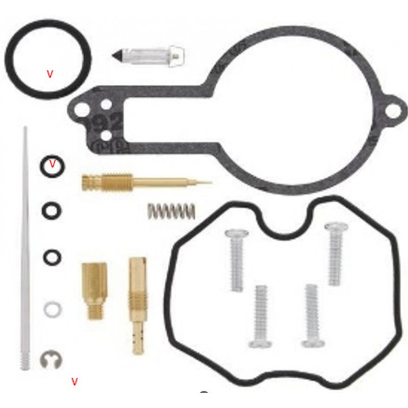 BEARING WORX 2023/04 ZESTAW NAPRAWCZY GAŹNIKA HONDA XR 600R '91-'00 (26-1157)