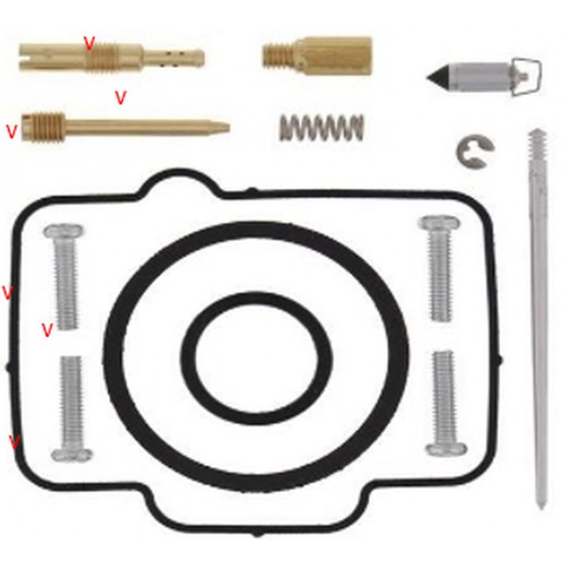 BEARING WORX 2023/04 ZESTAW NAPRAWCZY GAŹNIKA HONDA CR 250R '00, (26-1166)