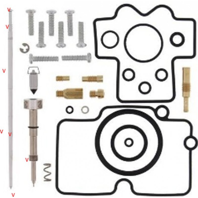 BEARING WORX 2023/04 ZESTAW NAPRAWCZY GAŹNIKA HONDA CRF 250R '09, (26-1235)