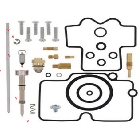 BEARING WORX 2023/04 ZESTAW NAPRAWCZY GAŹNIKA HONDA CRF 450R '02, (26-1460)