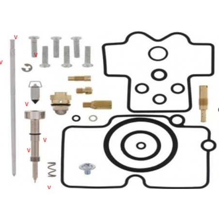 BEARING WORX 2023/04 ZESTAW NAPRAWCZY GAŹNIKA HONDA CRF 450R '03, (26-1461)