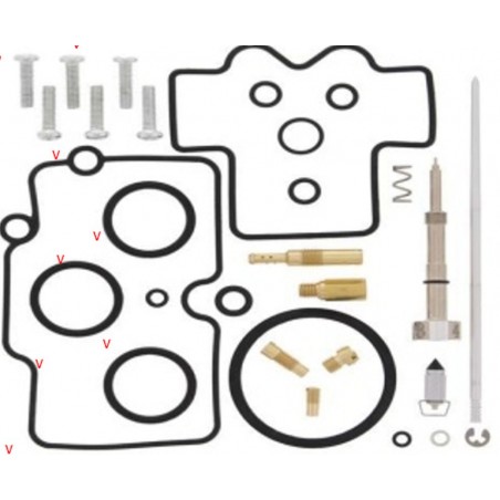 BEARING WORX 2023/04 ZESTAW NAPRAWCZY GAŹNIKA HONDA CRF 450R '04, (26-1462)