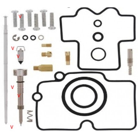 BEARING WORX 2023/04 ZESTAW NAPRAWCZY GAŹNIKA HONDA CRF 150R/RB '07, (26-1474)