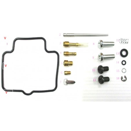 BEARING WORX 2023/04 ZESTAW NAPRAWCZY GAŹNIKA SUZUKI LT-F 250 OZARK '02-'14 (26-1094)