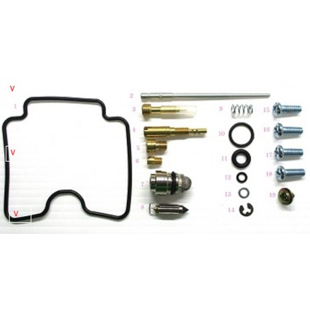 BEARING WORX 2023/04 ZESTAW NAPRAWCZY GAŹNIKA SUZUKI LT-Z 250 '04-'09 (26-1092)