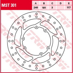 TRW LUCAS TARCZA HAMULCOWA PRZÓD HONDA CR 125 / 250 95-07, CRF 250 / 450 R / X 04-17 (PROMOCJA)