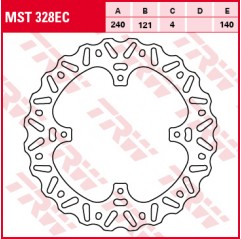 TRW LUCAS TARCZA HAMULCOWA TYŁ HONDA CR 125 / 250 02-07, CR / CRF 250 / 450 02-,