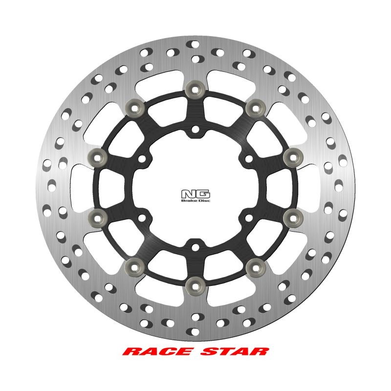 NG 2023/12 TARCZA HAMULCOWA PRZÓD RACE STAR PREMIUM SUZUKI GSX-R 600/750/1000 '08-'18 (310X102X5MM) (6X8,25MM) PŁYWAJĄCA (ŚRODEK