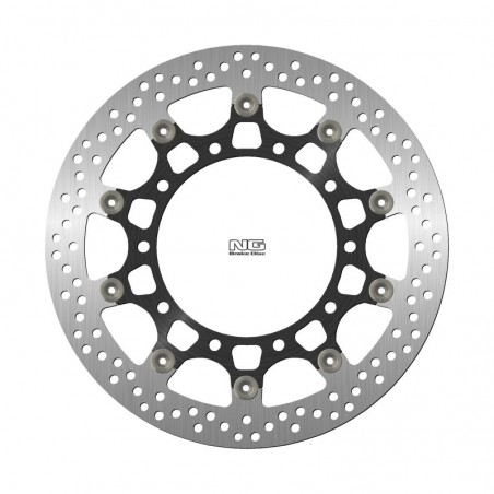 NG 2023/12 TARCZA HAMULCOWA PRZÓD KAWASAKI H2 1000 NINJA '15-'22 (330X148,4X5,5MM) (5X10,25MM) (ŚRODEK ALUMINIOWY)