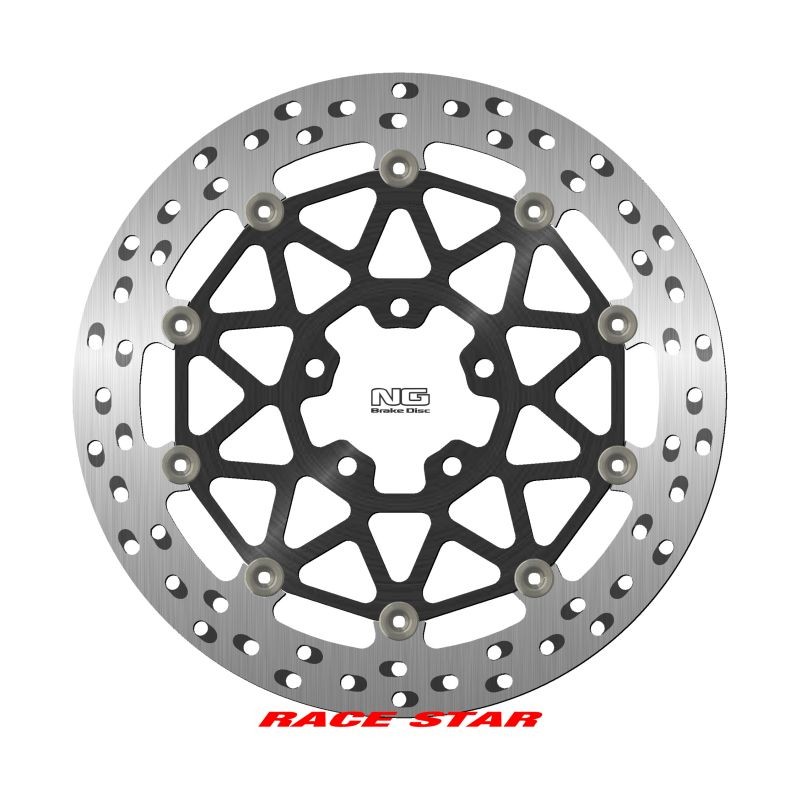 NG 2023/12 TARCZA HAMULCOWA PRZÓD RACE STAR PREMIUM KAWASAKI ZX-10R '19-'20, ZX-10RR '17-'22 (330X70X6MM) (5X10,25MM) (ŚRODEK AL