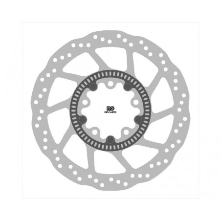 NG 2023/12 TARCZA HAMULCOWA PRZÓD KYMCO AGILITY 350 '22, AGILITY 300 '19-'22 (FELGI 16" i 14") (300X80X5MM) (5X10,25MM) WAVE