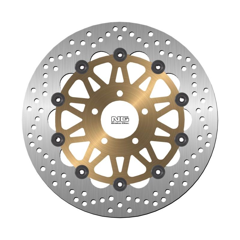 NG 2023/12 TARCZA HAMULCOWA PRZÓD KAWASAKI ZZR 250 '90-'95 (300X61X4,5MM) (5X10,25MM) PŁYWAJĄCA