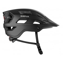 SENA KASK ROWEROWY M1 TRIAL Z WBUDOWANYM INTERKOMEM BLUETOOTH 4.1 DO 900M ORAZ TYLNĄ LAMPKĄ LED ROZMIAR M ( 55-58 CM ) KOLOR CZA