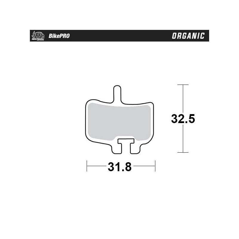 MOTO-MASTER BIKE PRO KLOCKI HAMULCOWE ROWEROWE ORGANICZNE PASUJE DO PROMAX IMPERIAL DX04, HAYES HFX-MAG, HFX-9,MX-1