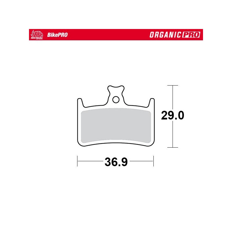 MOTO-MASTER BIKE PRO KLOCKI HAMULCOWE ROWEROWE ORGANICZNE PRO PASUJE DO HOPE E4, M4, RX4