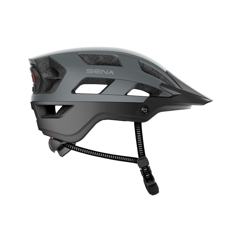 SENA KASK ROWEROWY M1 TRIAL Z WBUDOWANYM INTERKOMEM BLUETOOTH 4.1 DO 900M ORAZ TYLNĄ LAMPKĄ LED ROZMIAR L ( 58-62 CM ) KOLOR SZA