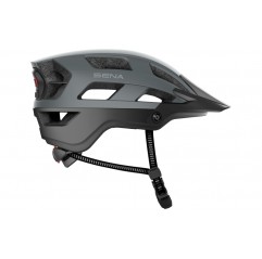 SENA KASK ROWEROWY M1 TRIAL Z WBUDOWANYM INTERKOMEM BLUETOOTH 4.1 DO 900M ORAZ TYLNĄ LAMPKĄ LED ROZMIAR M ( 55-58 CM ) KOLOR SZA