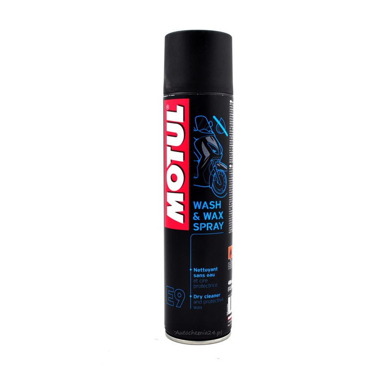 MOTUL E9 WASH WAX SPRAY 400ML (CZYSZCZENIE I OCHRONA LAKIERU)