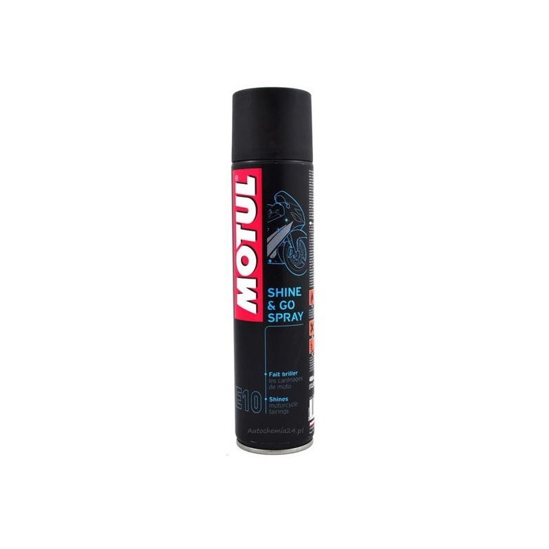 MOTUL E10 SHINE & GO SPRAY 0,4L (CZYSZCZENIE I OCHRONA LAKIERU)