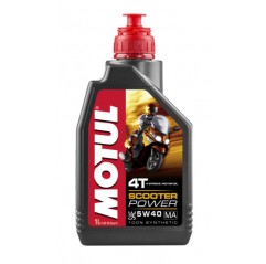 MOTUL OLEJ SILNIK SCOOTER POWER 4T 5W40 1L (100% SYNTETYK)