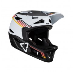 LEATT (2023) KASK ROWEROWY MTB GRAVITY 4.0 V23 HELMET WHITE KOLOR BIAŁY/CZARNY ROZMIAR S (55-56 cm)