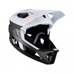 LEATT (2023/2024) KASK ROWEROWY MTB ENDURO 3.0 (WYPINANA SZCZĘKA/KASK 3W1) V23 WHITE KOLOR BIAŁY/CZARNY ROZMIAR S (51-55 cm)