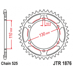 JT ZĘBATKA TYLNA STALOWA 4385 46 SUZUKI GSX- 8S '23-'24 (438547JT) (ŁAŃC. 525) - ZAMÓWIĆ