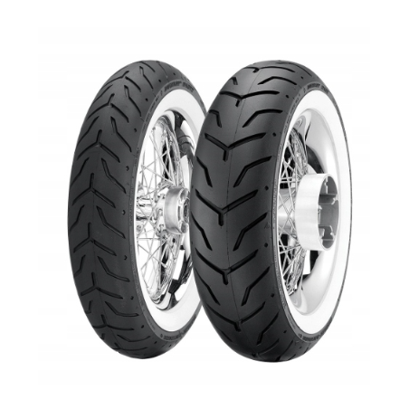DUNLOP OPONA 180/65B16 D407 T MT 81H TL TYŁ WWW BIAŁY BOK HARLEY DAVIDSON DOT 35/2023