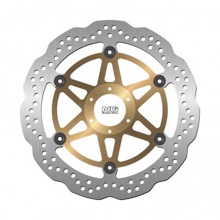 NG 2023/12 TARCZA HAMULCOWA PRZÓD HONDA CBR 1100XX SUPER BLACKBIRD '97-'98 (310X58X5MM) (6X6,25MM) WAVE PŁYWAJĄCA