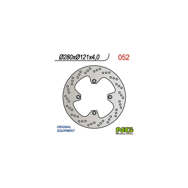 NG TARCZA HAMULCOWA PRZÓD SUZUKI DR 650 '90-'93, DR 750 '88-'90 (280X121X4)