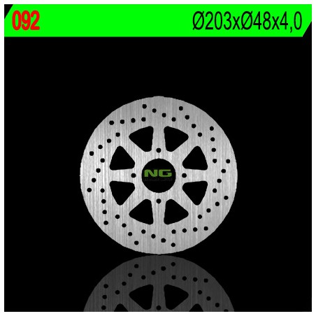 NG TARCZA HAMULCOWA TYŁ YAMAHA TZR 50R '93-'96 (203X48X4) (4X8,5MM)