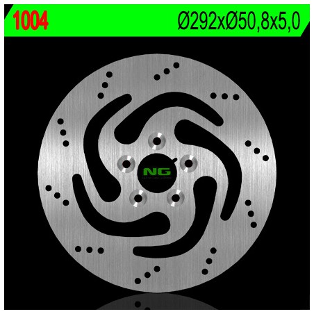 NG TARCZA HAMULCOWA TYŁ HARLEY-DAVIDSON 883/1200/1340/1450 (292X50,5X5) (5X10,5MM)