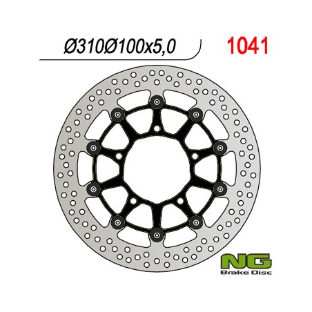 NG TARCZA HAMULCOWA PRZÓD SUZUKI GSR600/GSXR600 '06-'07, 750 '06, 1000 '05-'08, VZR 1800 '06-'13, VLZ 1800 '17 (310X100X5,0MM) (