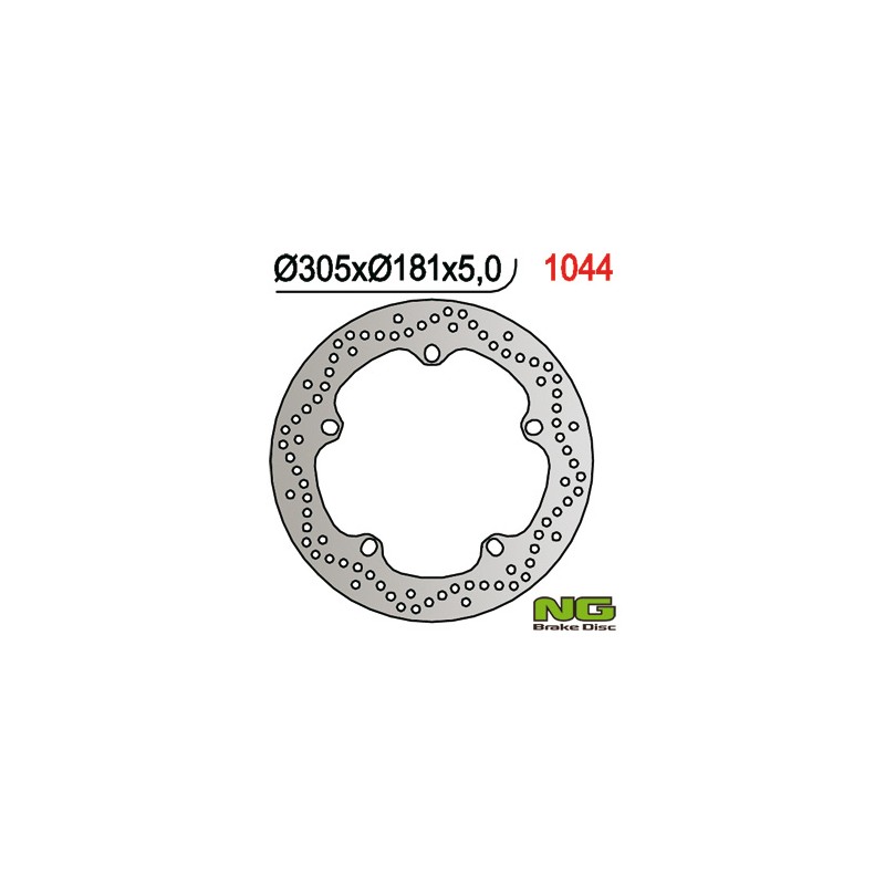 NG TARCZA HAMULCOWA PRZÓD BMW R 850GS '99-'07/1100GS '94-'01/1150/1200GS '04-'18, F750 GS '18-'20, F850 GS '19-'20 (305X181X4,8)