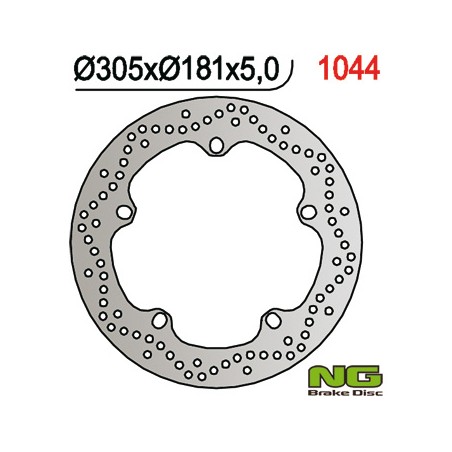 NG TARCZA HAMULCOWA PRZÓD BMW R 850GS '99-'07/1100GS '94-'01/1150/1200GS '04-'18, F750 GS '18-'20, F850 GS '19-'20 (305X181X4,8)