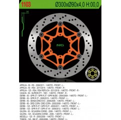 NG TARCZA HAMULCOWA PRZÓD APRILIA RS 50/125 '11-'14 (RS4), RS50 '07-'08, DERBI 50/80/125 (300X90X4) (6X6,5MM)