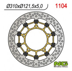 NG TARCZA HAMULCOWA PRZÓD SUZUKI B-KING '07-13, GSF650/1250 '07-16, GSXF650/1250 '10-18, GSXR1300 '08-18,(310x121x5MM) (5X10,5MM