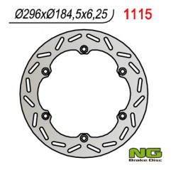 NG TARCZA HAMULCOWA PRZÓD/TYŁ HONDA GL 1500 GOLD WING '88-'00, ST 1100 96-01 (ABS) (296X184X6,3) (6X10,5MM)