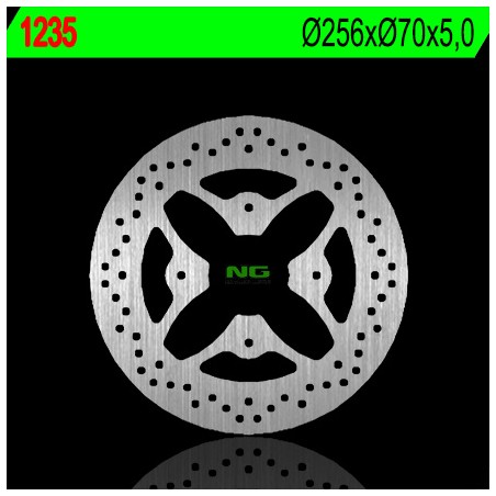 NG TARCZA HAMULCOWA TYŁ HONDA CB 1000R '08-'16 (BEZ ABS) (256X70X5) (4X8,5MM)