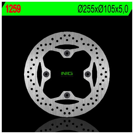 NG TARCZA HAMULCOWA TYŁ TRIUMPH 500/800/900/955/1050/1200 (255X105X5)