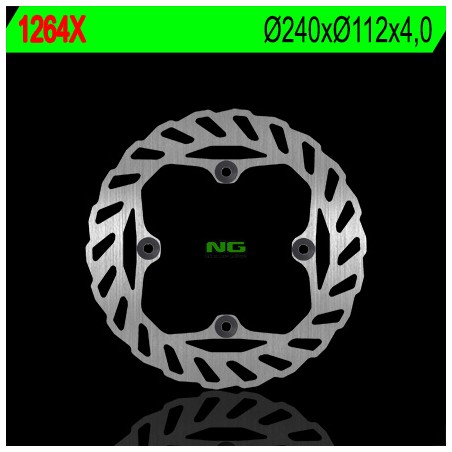 NG TARCZA HAMULCOWA TYŁ BETA RR 250/350/400/450/498/500/525, HUSQVARNA 125/250/310/449/450/510 (240X112X4) (4X9,5MM) WAVE