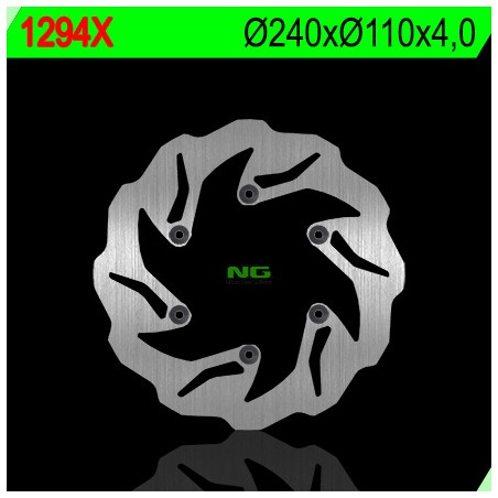 NG TARCZA HAMULCOWA TYŁ BETA RR ENDURO 250/300 '12-'20 (240X110X4,2) WAVE (6X6,5MM) (NG141 NG129)