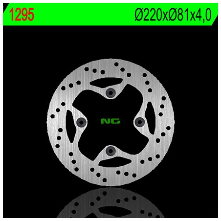 NG TARCZA HAMULCOWA PRZÓD SUZUKI RV 125/200 VAN VAN '05-'17 (220X81X4) (4X10,5MM)