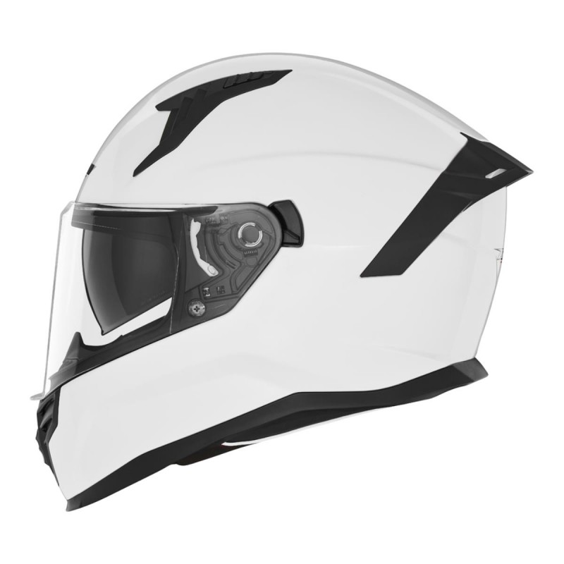 NOX KASK INTEGRALNY (FULL FACE) Z BLENDĄ N401 KOLOR BIAŁY POŁYSK ROZMIAR S