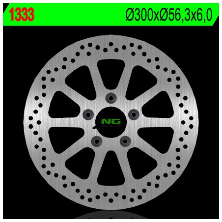 NG TARCZA HAMULCOWA TYŁ HARLEY DAVIDSON 1450/1584/1690/1800 (300X56,3X6) (5X10,5MM)