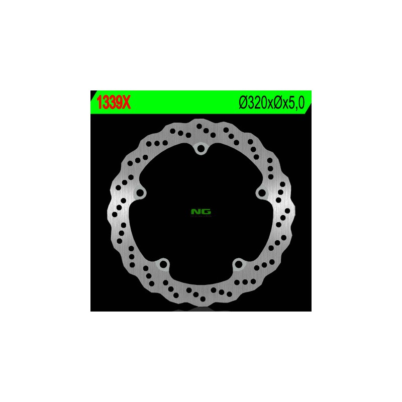 NG TARCZA HAMULCOWA PRZÓD HONDA CB 650F '14-'15, CTX 700 '13-'17 (320X5) (5X10MM) WAVE